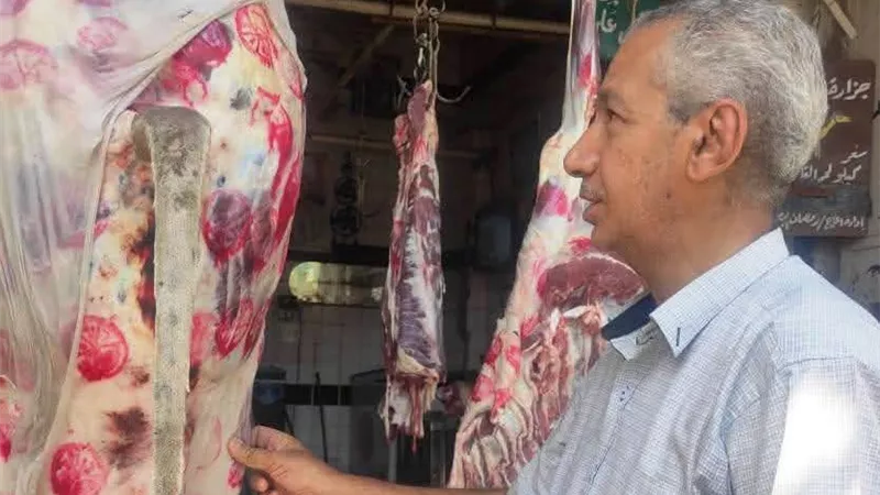 تكثيف الحملات الرقابية على أسواق ومحال بيع اللحوم والدواجن بأسوان