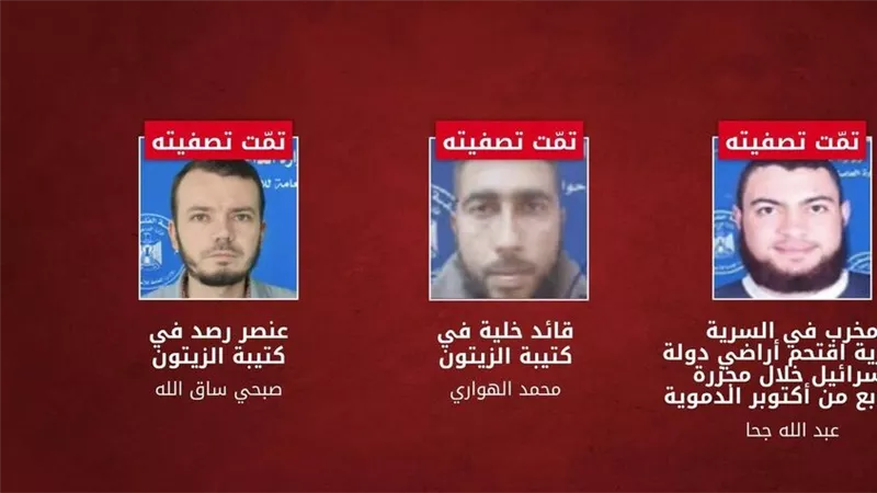 بينهم قيادي بالقوة البحرية.. إسرائيل تعلن مقتل 3 من عناصر حماس في غزة