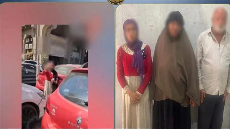 سقوط رجل وسيدتان بتهمة أعمال التسول واستجداء المارة بالجيزة 