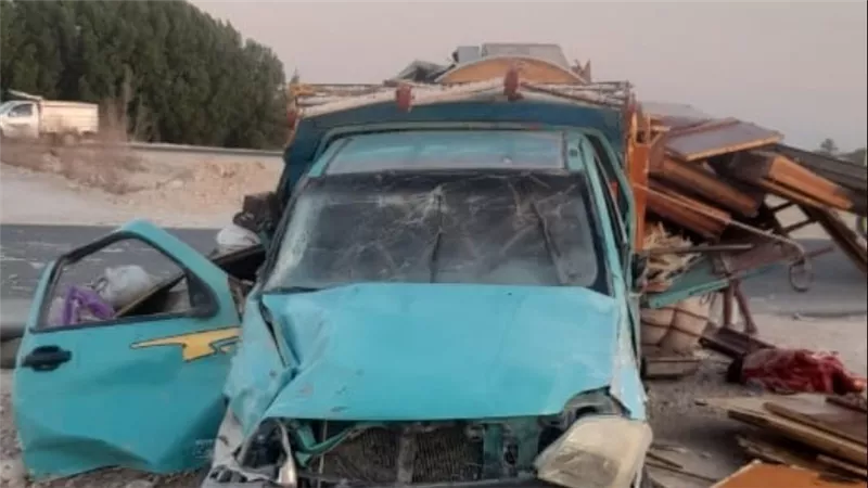 مصرع سيدة وإصابة آخر في انقلاب سيارة ربع نقل بالصحراوي الغربي بالأقصر