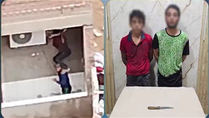 الأمن يضبط عاطلين حاولا سرقة وحدة تكييف منزل بالمحلة