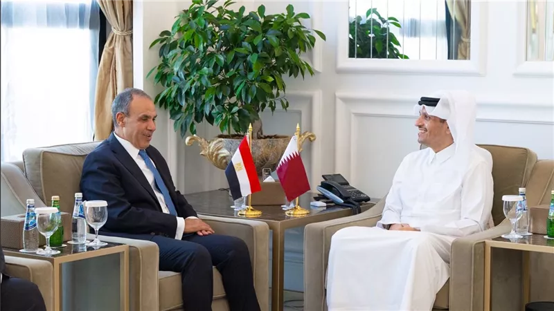 عبد العاطي ونظيره القطري يؤكدان  أهمية استئناف المفاوضات الأمريكية الإيرانية