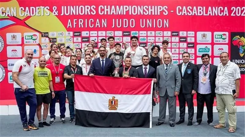 منتخب مصر يفرض سيطرته على بطولة أفريقيا للجودو بحصاد 6 ميداليات