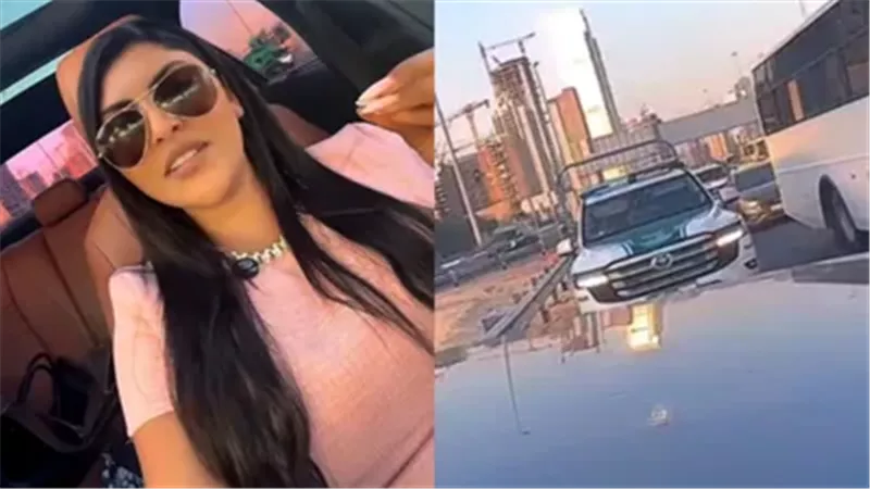 لإصلاح ثقب في العجلة.. الشرطة تقف خلف سيارة إمرأة هندية متعطلة 