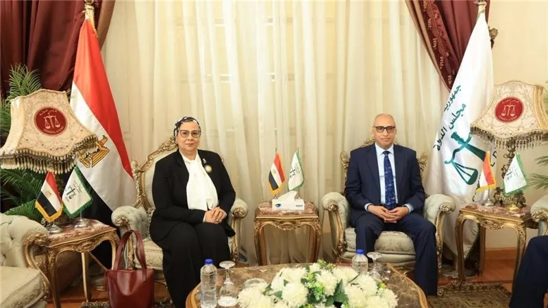 رئيسة المجلس القومي للمرأة تهنئ رئيس مجلس الدولة بتوليه منصبه الجديد