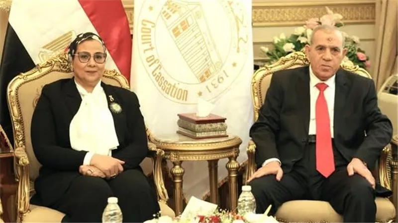 رئيسة المجلس القومي للمرأة تهنئ رئيس محكمة النقض بمناسبة توليه منصبه