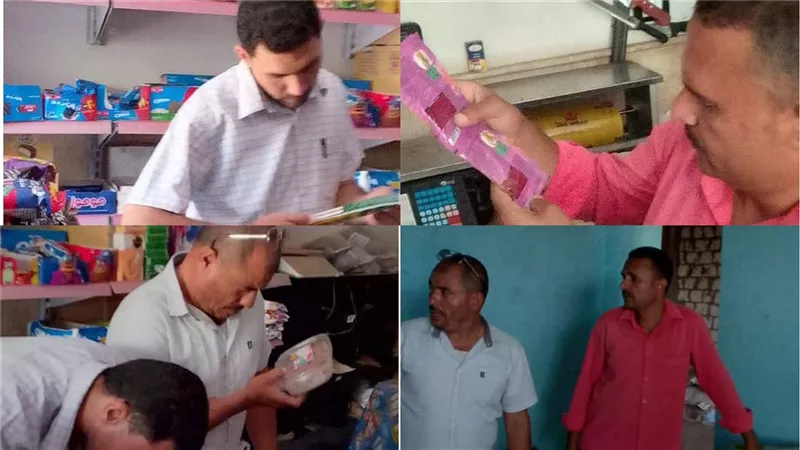 تحرير محاضر ومخالفات بحملات متنوعة التموين بنى سويف|صور