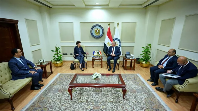 وزير البترول والثروة المعدنية يبحث مع سفيرة قبرص تسريع مشروعات الربط في الغاز 