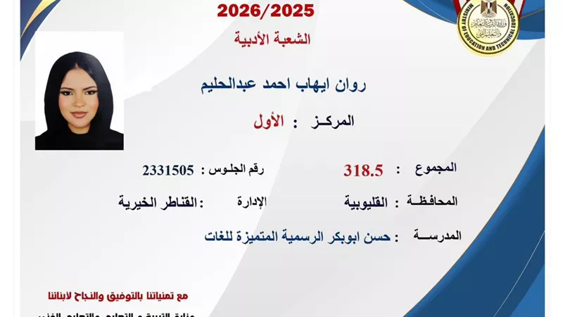 «هاتي رقم بابا وإحنا هنباركله بنفسنا».. بسبب جمالها طالبة القناطر تتعرض لتعليقات مثيرة