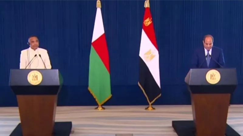 الرئيس السيسي: مستعدون لنقل التجربة التنموية المصرية إلى مدغشقر 