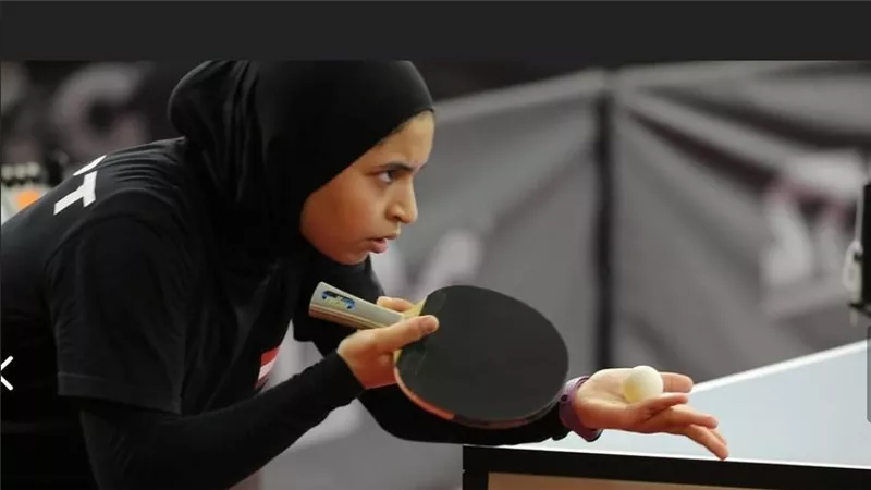 حبيبة البسومي تعانق المجد الأفريقي بخمس ميداليات في تنس الطاولة