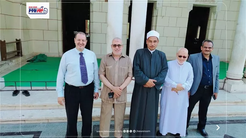وفد بجامعة الأزهر يهنئ الشيخ محمد خورشيد بتكليفه مديرًا عامًا للدعوة بالفيوم 