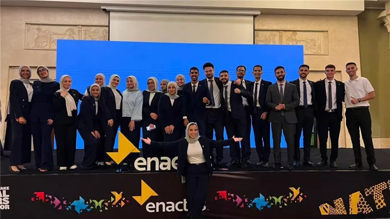 جامعة مدينة السادات تحصد ثلاث جوائز في نهائيات Enactus Egypt