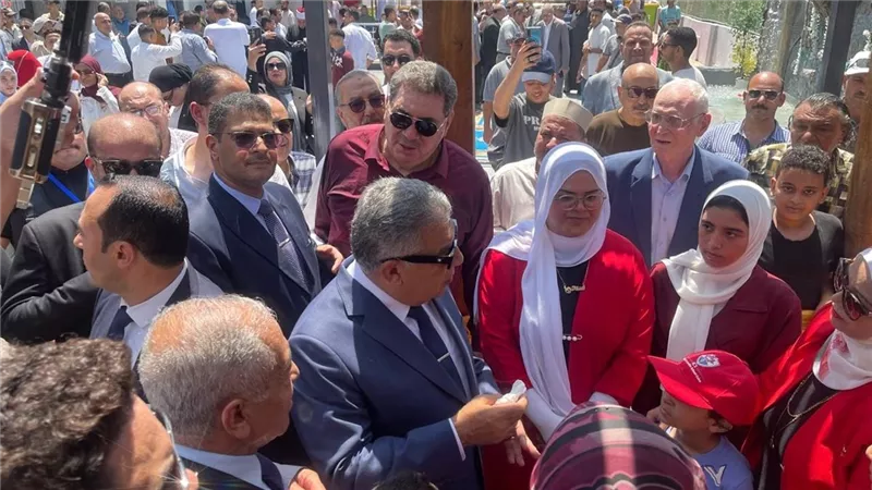 محافظ الدقهلية يفتتح حديقة كوكب الشرق أم كلثوم بالسنبلاوين لخلق متنفس حضاري