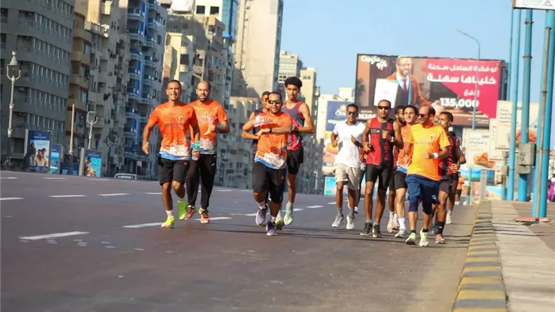 ماراثون ولياقة ورسم للأطفال.. «إسكندرية بتفرح» تحول الشواطئ إلى ساحات احتفال