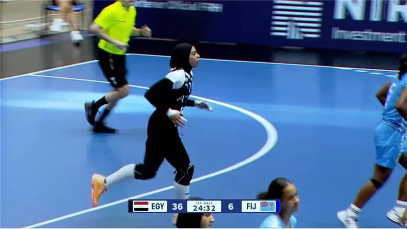منتخب ناشئات اليد يكتسح فيجي في بطولة العالم برومانيا