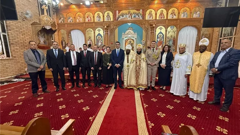 بالصور.. «مستقبل وطن» بالخارج يشارك فى قداس عيد القيامة بجوهانسبرج