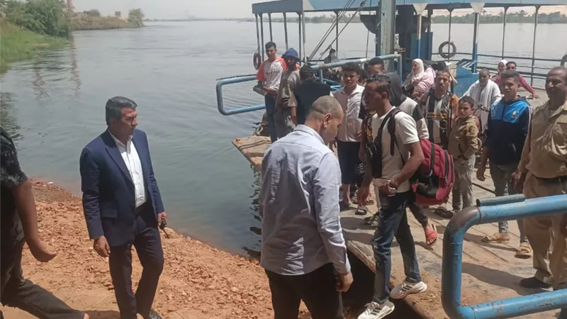 محافظ بني سويف يشدد على ضرورة التوعية المستمرة للمواطنين حال استخدام المعديات