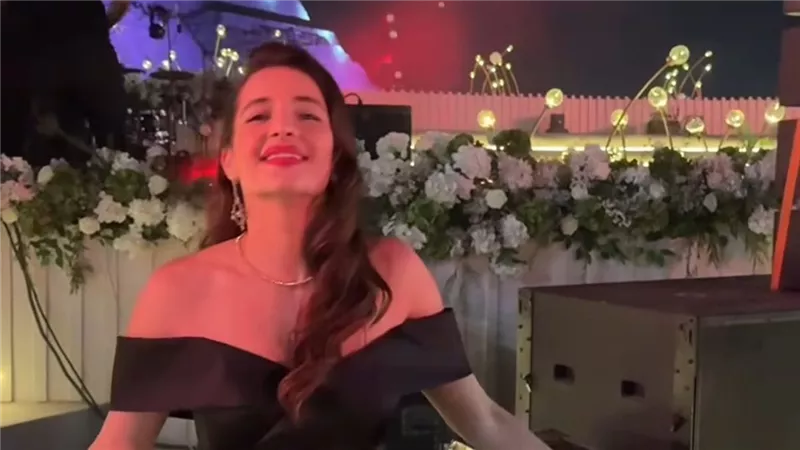 شام الذهبي من حفل زفاف ليلى زاهر: جوة كل حزن فرحة وأنا اخترت انى أعيش