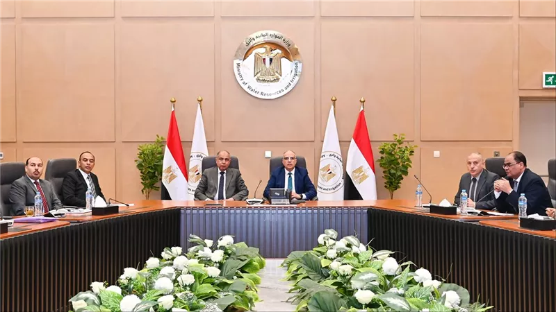 وزير الري يبحث مع محافظ المنيا حالة المنظومة المائية 
