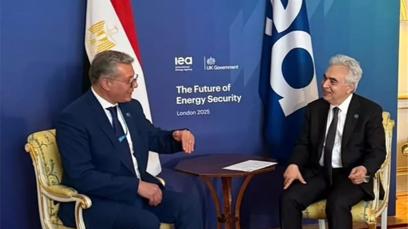 مباحثات بين وزير البترول وأمين عام منتدى الطاقة الدولي بشأن مستقبل أمن الطاقة