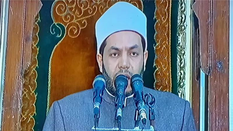 خطيب الجمعة: علموا أبناءكم أن مصالح الأوطان من صميم مقاصد الأديان