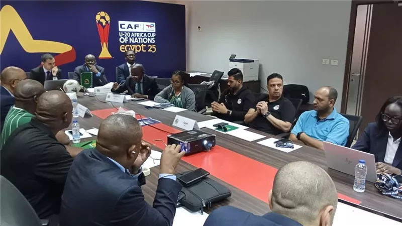 مصر بالزي التقليدي أمام جنوب أفريقيا بافتتاح أمم أفريقيا للشباب تحت ٢٠ سنة