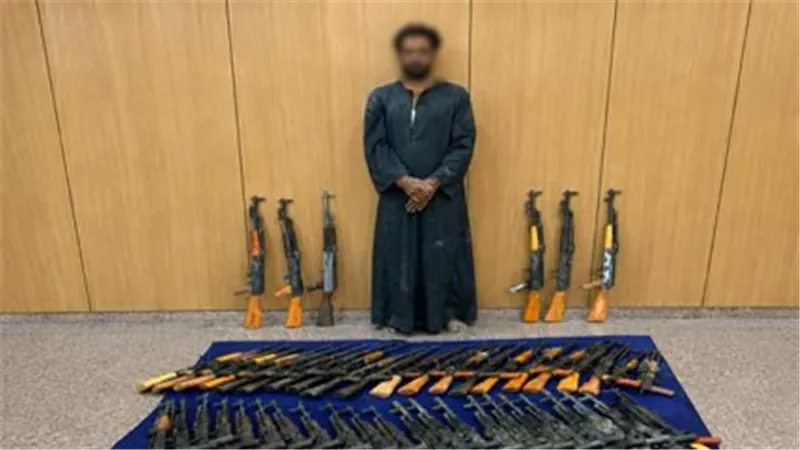 الداخلية: ضبط ترسانة أسلحة بقيمة 10 ملايين جنيه ومصرع خطير بسوهاج