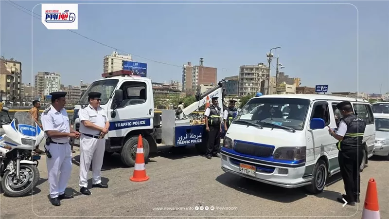 مفتش مرورالفيوم يقود حملات مرورية مكبرة وضبط 300 مخالفة في أول يوم عمل ميداني