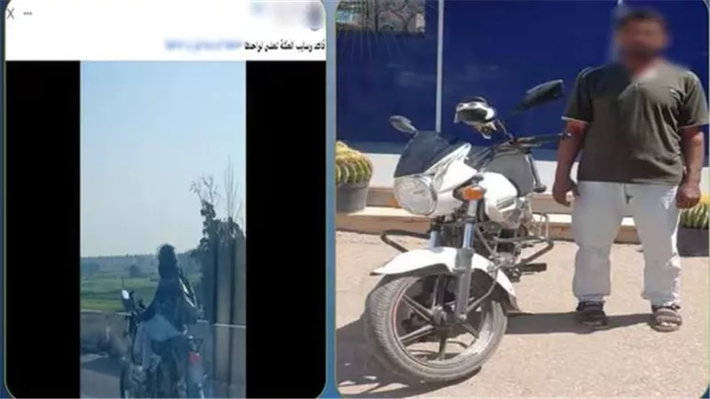 أمن يضبط بطل فيديو الإستعارض بدراجة نارية في شوارع الشرقية|شاهد 