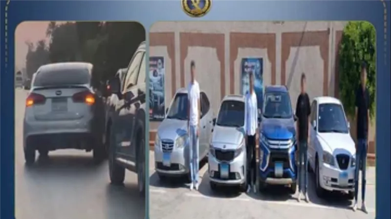 القبض على 4 سائقين قادوا سياراتهم برعونة خلال موكب زفاف بالغربية