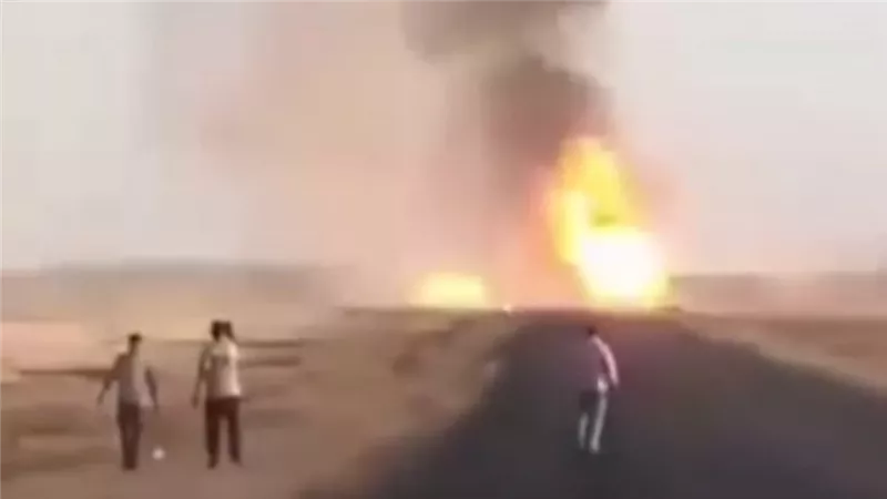 بعد انفجار الإطار.. 650 أسطوانة غاز تتحول إلى قنابل مشتعلة في أسوان