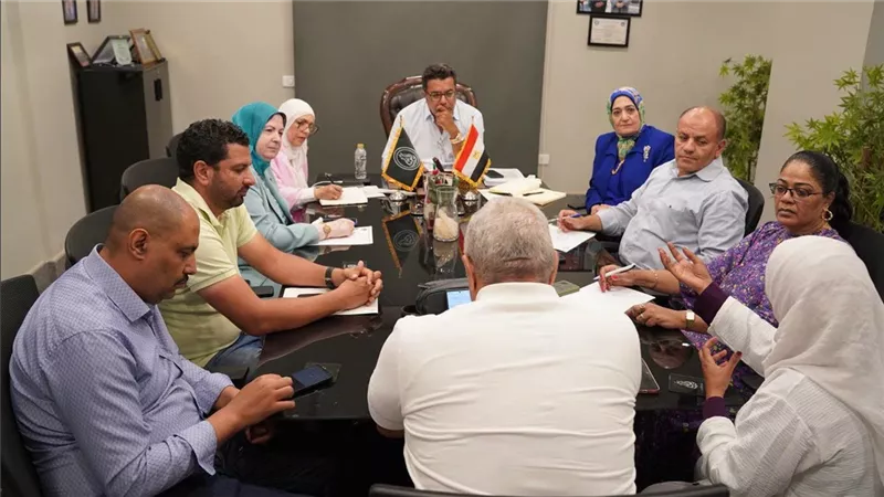 بدء أعمال الاجتماع الأسبوعي للمكتب السياسي لحزب الوعي برئاسة الدكتور باسل عادل