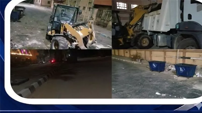 حي السويس يواصل حملات النظافة اليومية لرفع المخلفات وتحسين المظهر الحضاري
