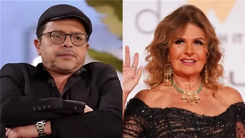 يسرا تعزي محمد هنيدي في وفاة شقيقه وتعتذر عن حضور جنازته