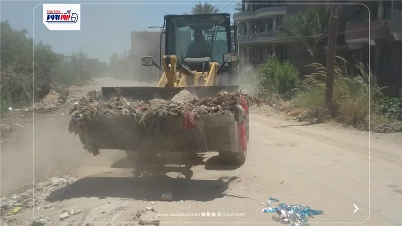 حملات مكثفة للنظافة ورفع الإشغالات وتحسين المظهر الحضاري بمركز ومدينة سنورس