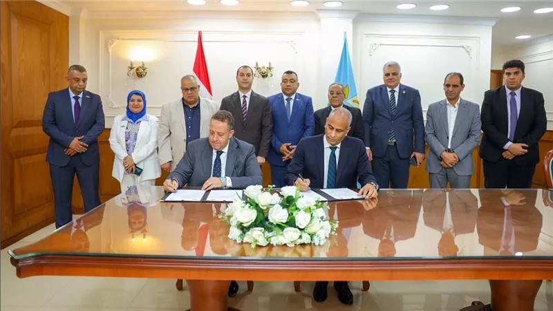 محافظ كفر الشيخ يوقع بروتوكول تعاون مشترك مع نقابة المهندسين