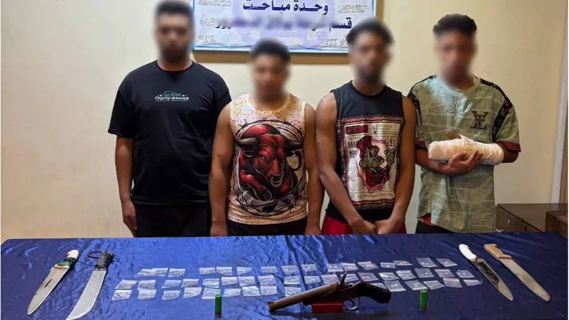 ضبط 4 متهمين ببتر كف يد عامل في بولاق الدكرور.. وضبط سلاح ناري ومخدرات
