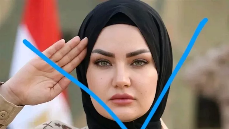 بالذكاء الاصطناعي.. سما المصري تثير الجدل بالزي العسكري: