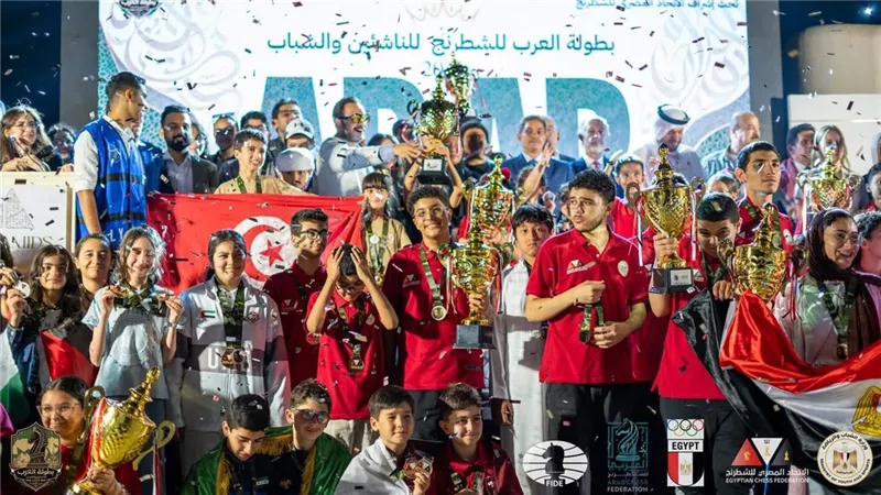 بـ34 ميدالية .. جوهر نبيل يهنئ منتخب مصر للشطرنج بتصدره جدول البطولة العربية
