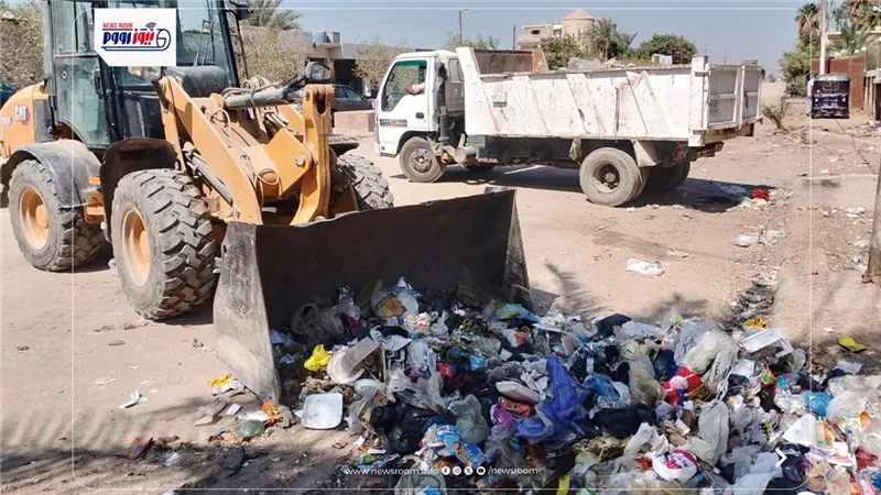 حملات نظافة ورفع الإشغالات وتحسين المظهر الحضاري بمركزي سنورس وطامية بالفيوم
