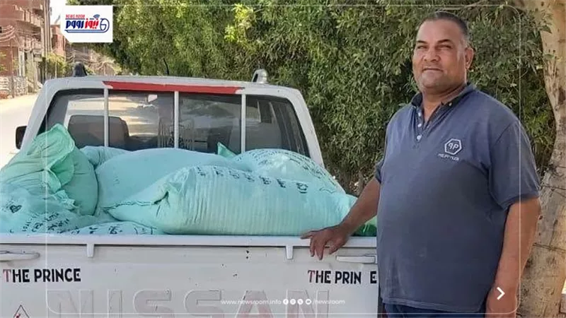 تموين الفيوم ضبط طن دقيق بلدي مدعم قبل إعادة بيعه.. و600 علبة سجائر دون فواتير