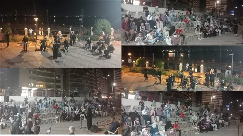 يا حبيبتي يا مصر واحلف بسماها.. تلهبان حماس أهالى بنى سويف ضمن شارع الفن|صور