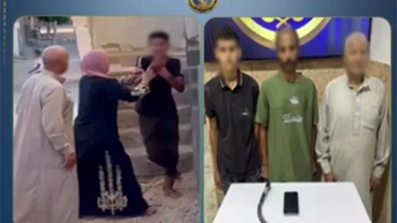 القبض على طالب بتهمة محاولة التعدي على جده بسلاح أبيض في العريش