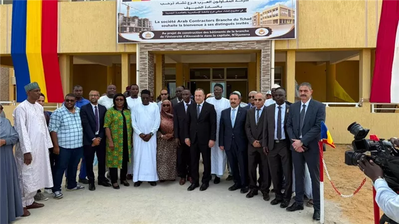 وزير التعليم العالي يتابع التشطيبات النهائية لفرع جامعة الإسكندرية في إنجامينا