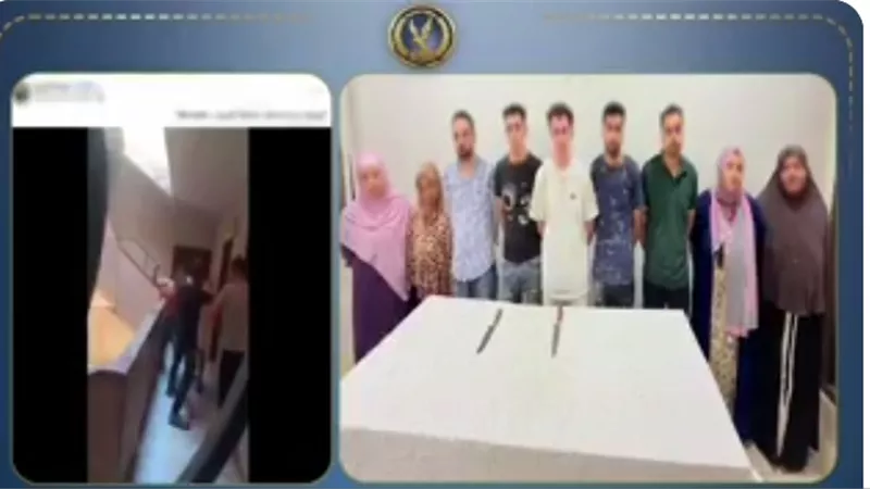 مشاجرة بسبب الميراث تنتهي بضبط 9 أشخاص وسلاحين أبيضين بالغربية