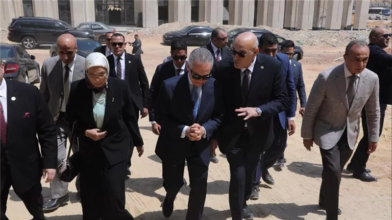 وزير العدل يتفقد «مدينة العدالة» بالعاصمة الجديدة لمتابعة معدلات الإنجاز