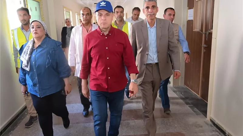 محافظ الغربية يتفقد مستشفى السنطة المركزي الجديد