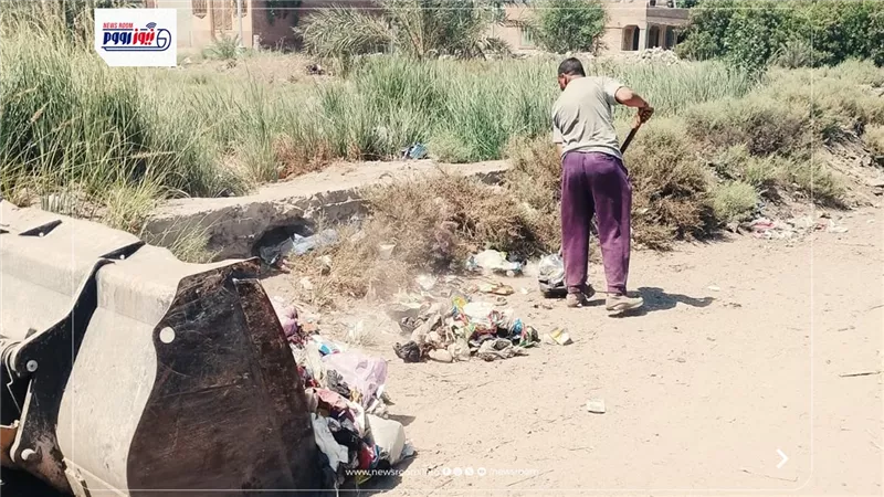 حملات مكبرة للنظافة العامة ورفع الإشغالات وتمهيد وتسوية الطرق بمركز سنورس 