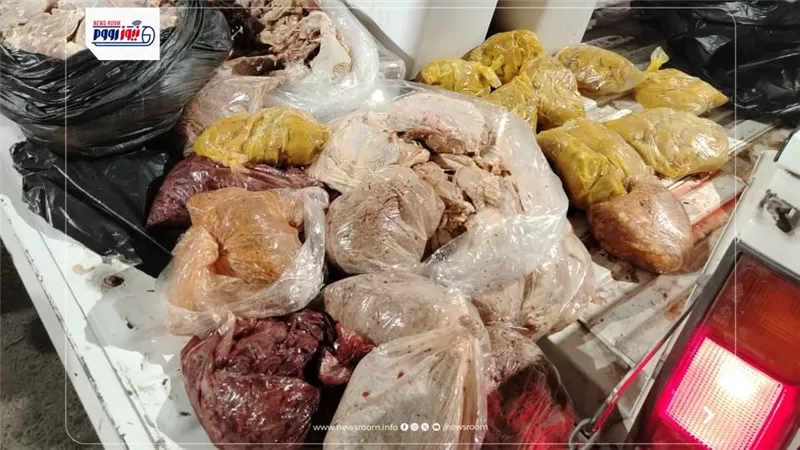 ضبط 114 كيلو لحوم ودواجن فاسدة داخل عدة مطاعم شهيرة بالفيوم